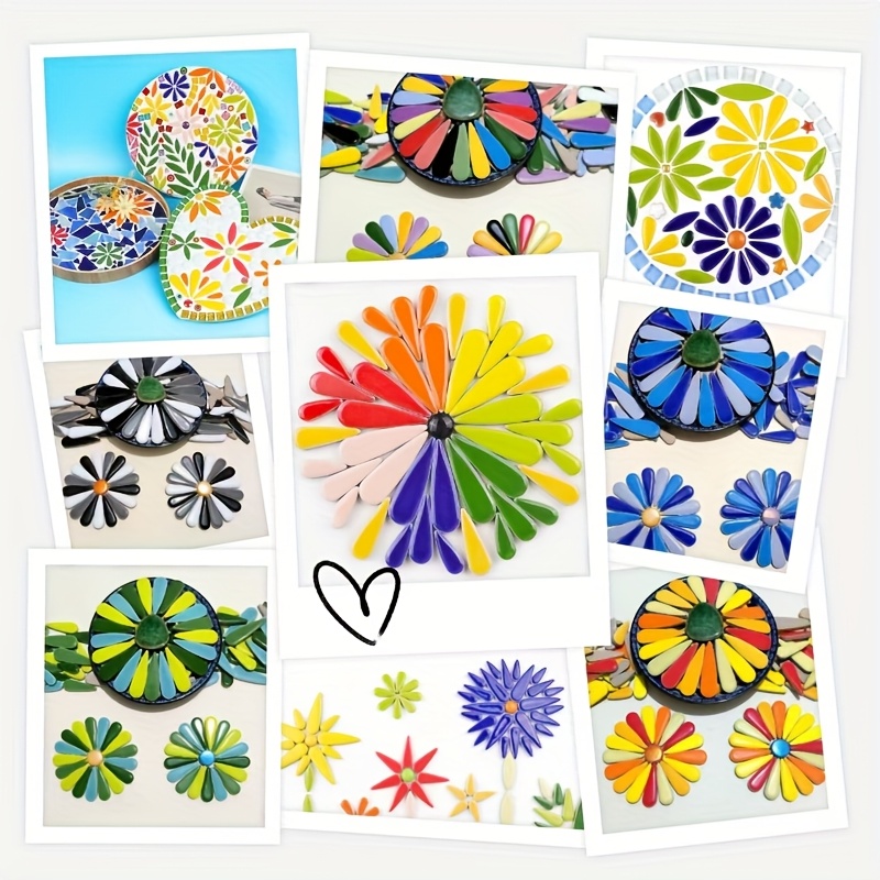 Ceramic Tile Blank - 50 г керамической мозаичной плитки в
