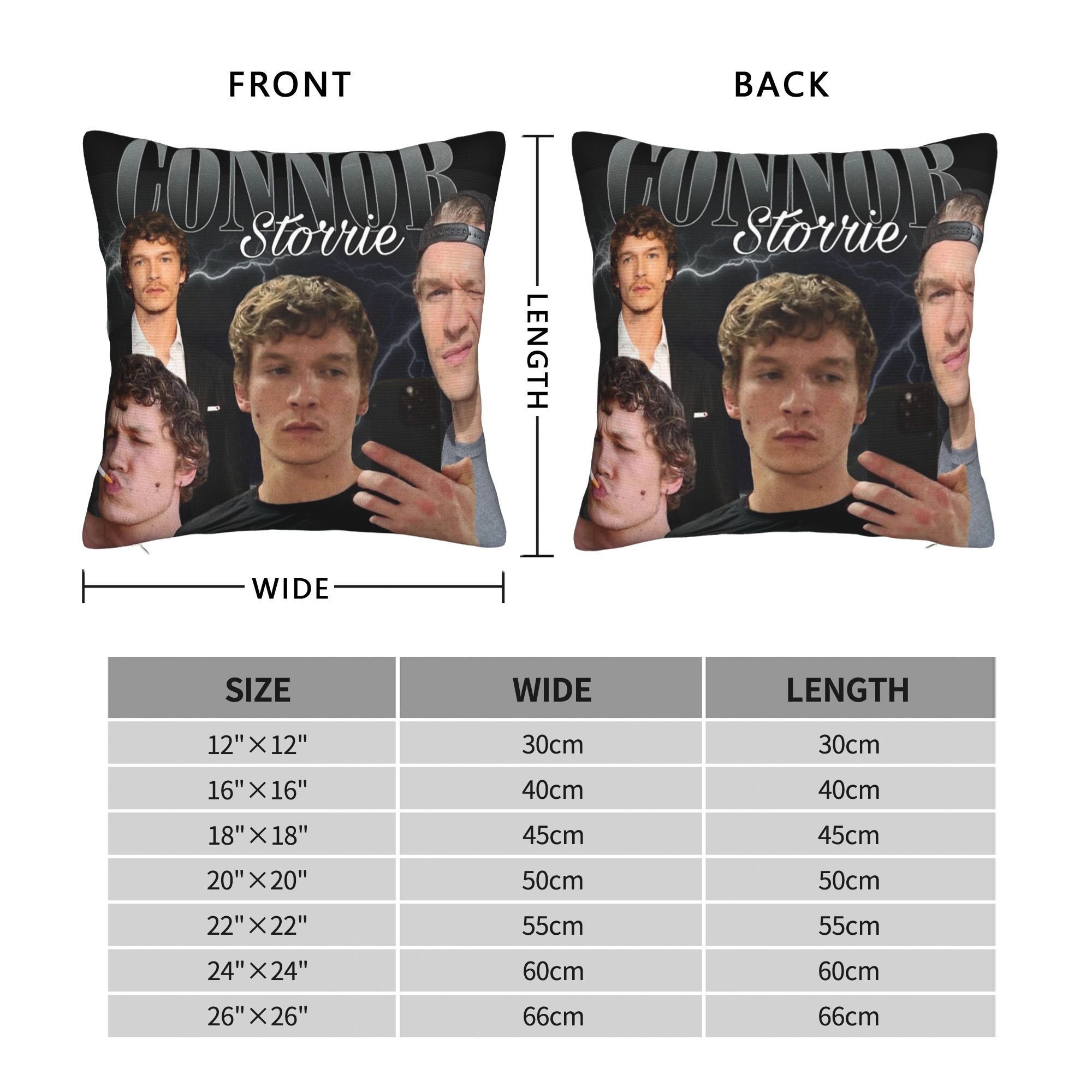 Чехол для подушки Connor Storr – обзор и цена Pillow Cover Sublimation