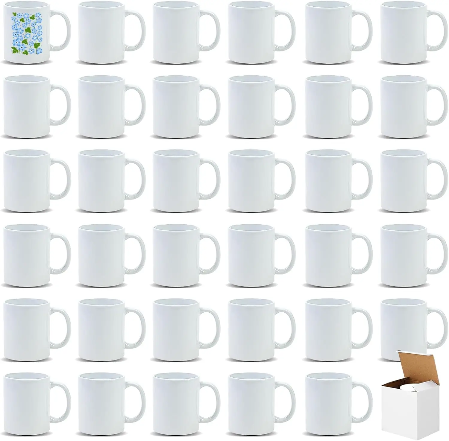 Кружки для сублимации 11 унций – обзор и цена Sublimation Mug White
