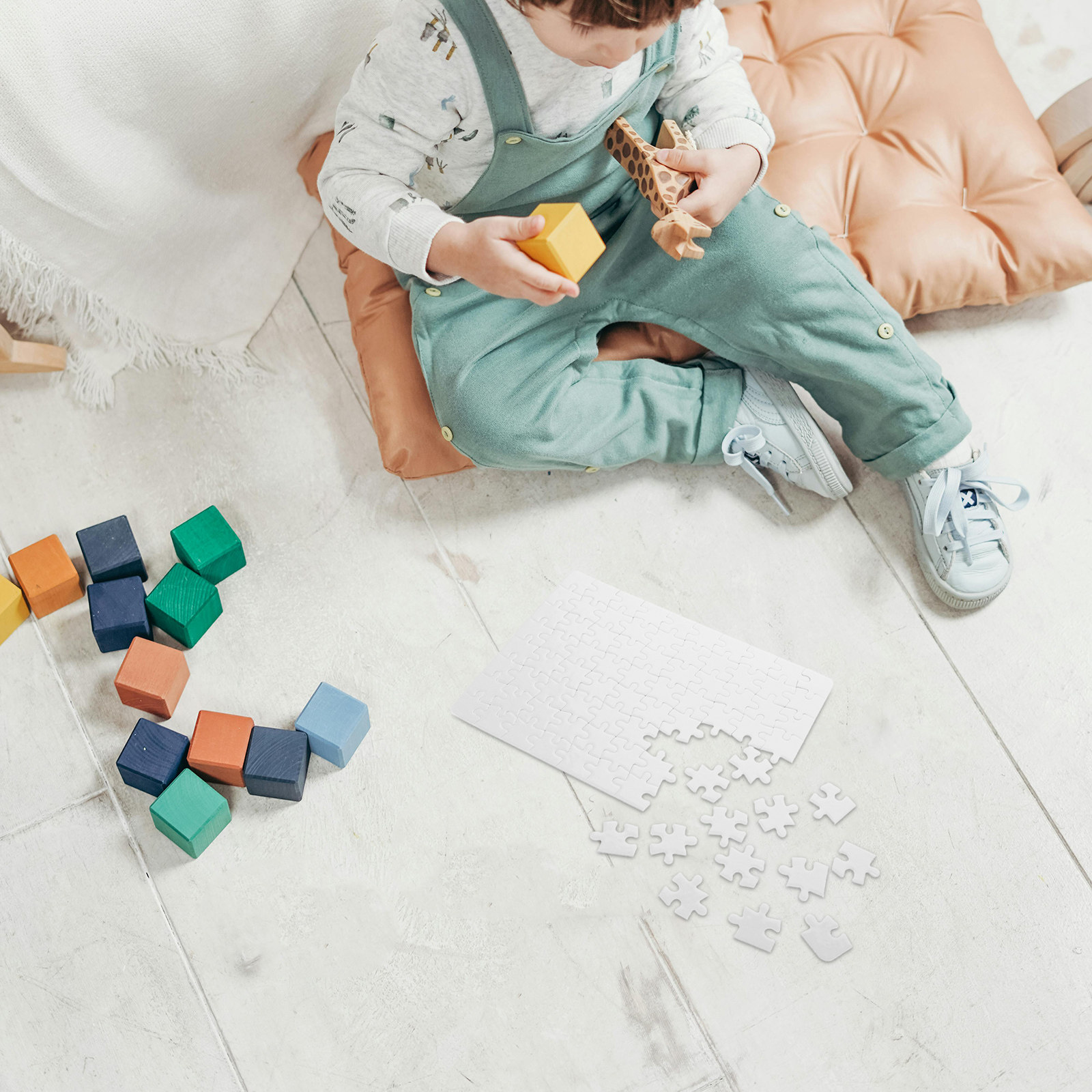 4 листа заготовок для сублимац – обзор и цена Puzzle Blank White
