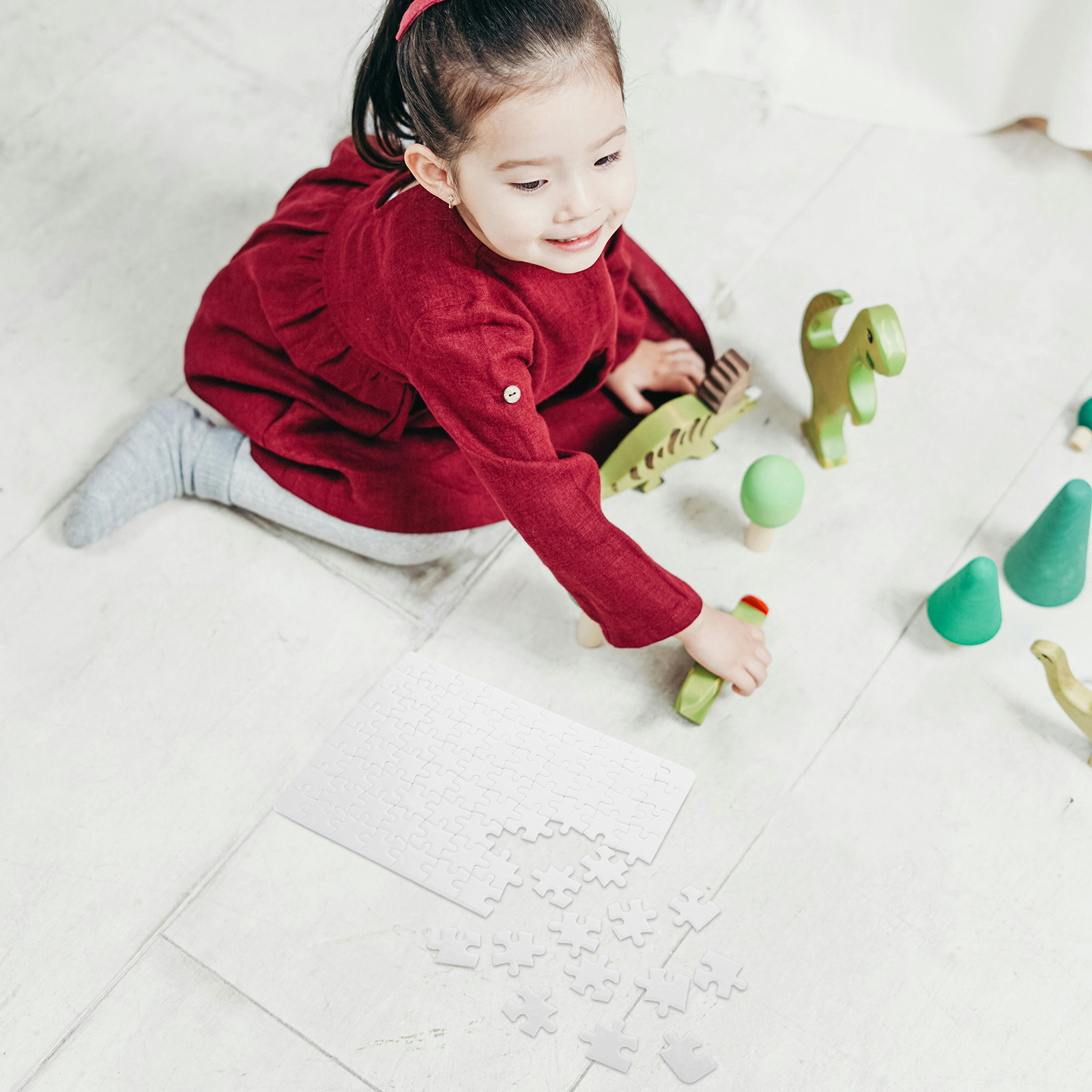 4 листа заготовок для сублимац – обзор и цена Puzzle Blank White