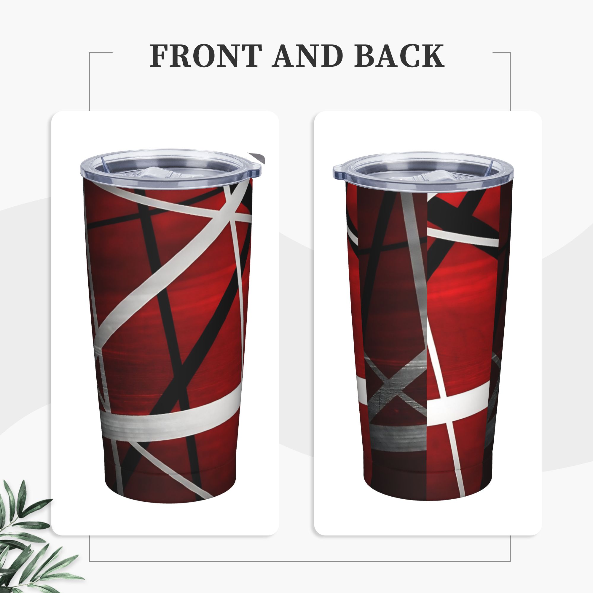 Термокружка V-Van Halens Red B – обзор и цена Tumbler 20Oz White