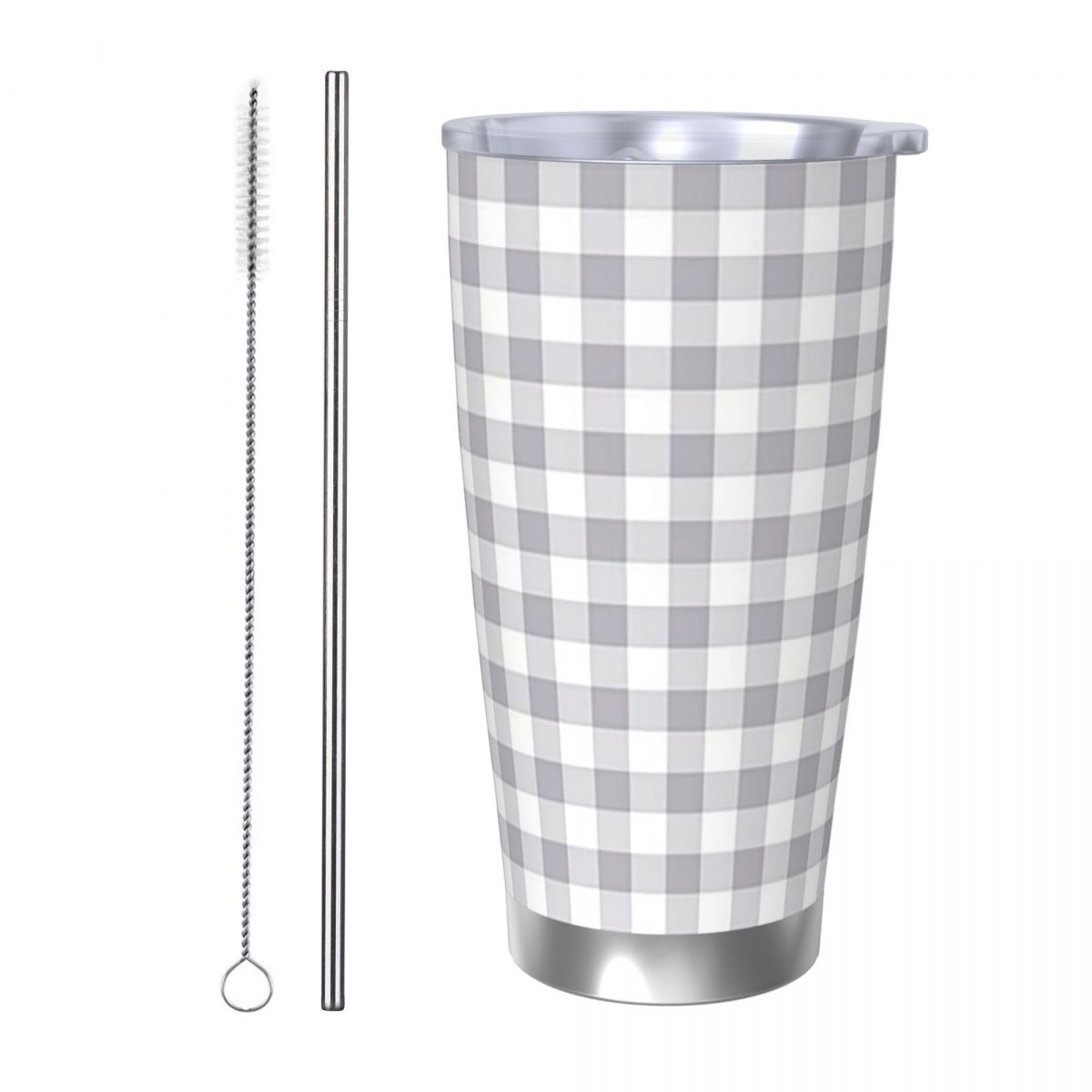 Серый и белый ситцевый стакан  – обзор и цена Tumbler 20Oz White