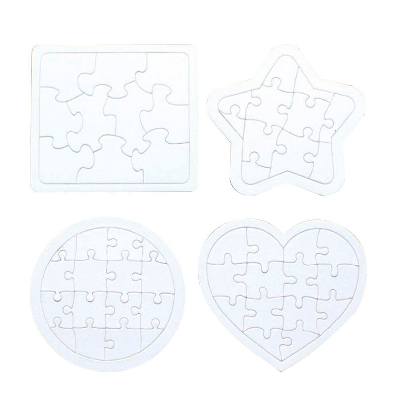 Набор из 4 заготовок для раскр – обзор и цена Puzzle Blank White
