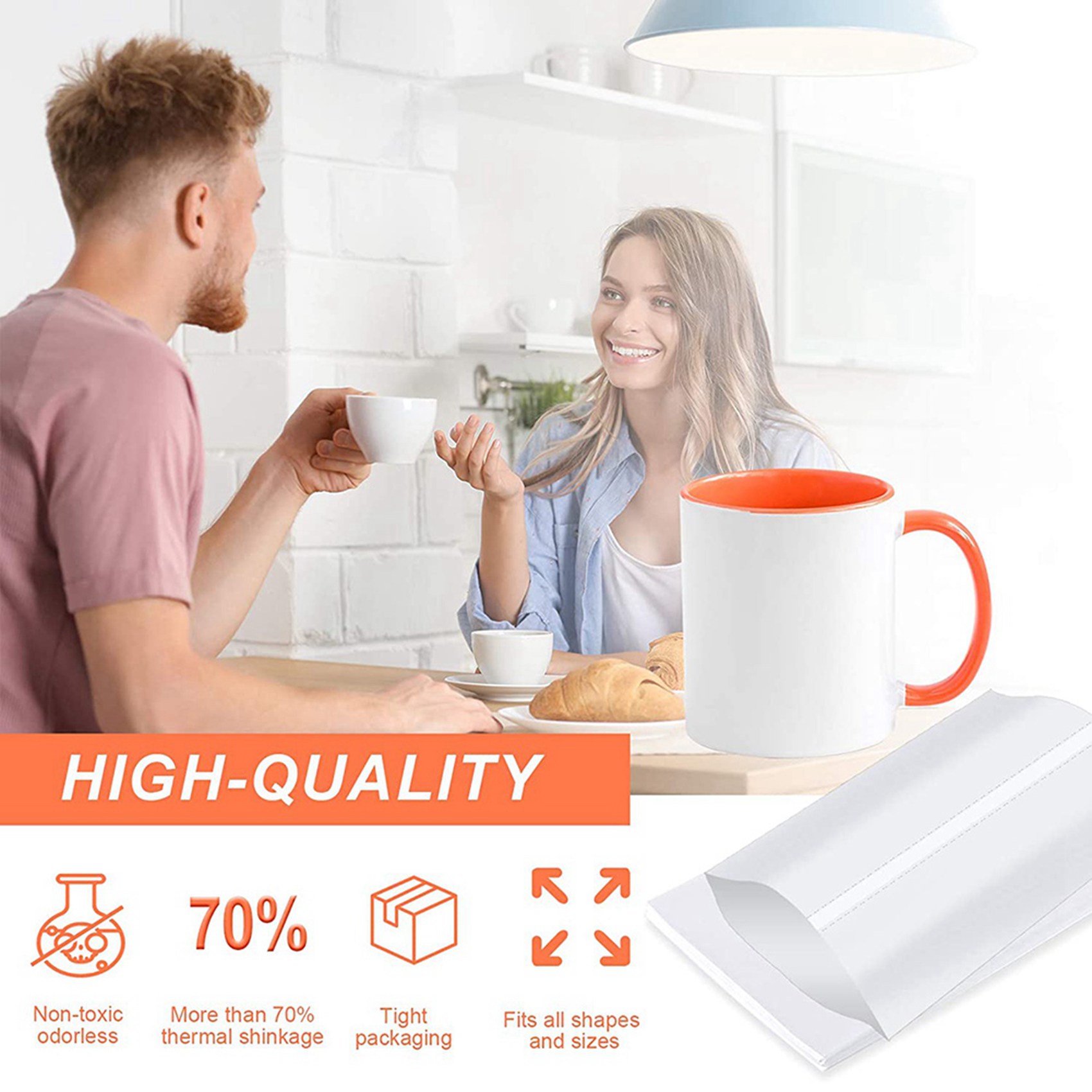Сублимационные термоусадочные  – обзор и цена Sublimation Mug White
